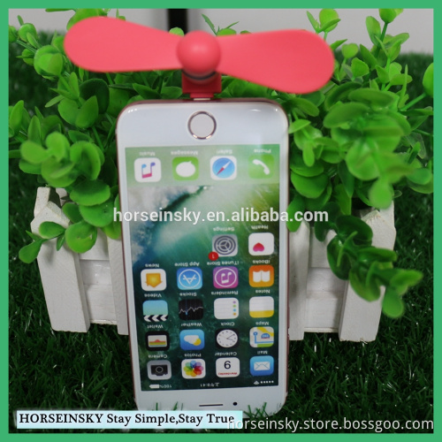 2017 Trending Products USB Fan for iPhone Logo Customized Portable Phone Fan